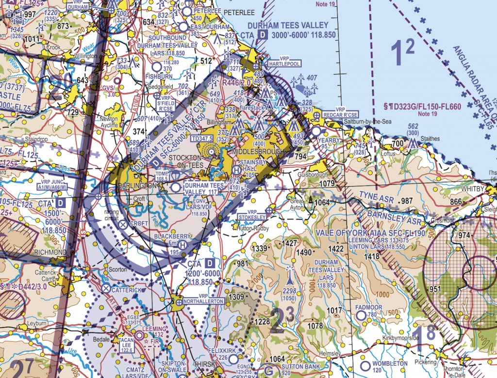 United Kingdom North NATS VFR ICAO Map 2022 – Airmate shop